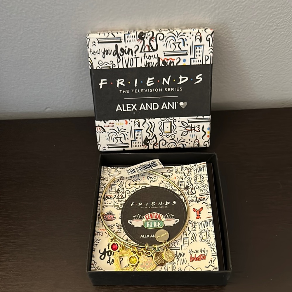 Alex and Ani FRIENDS Bracelet Frame and Coffee Mug Edition NWT